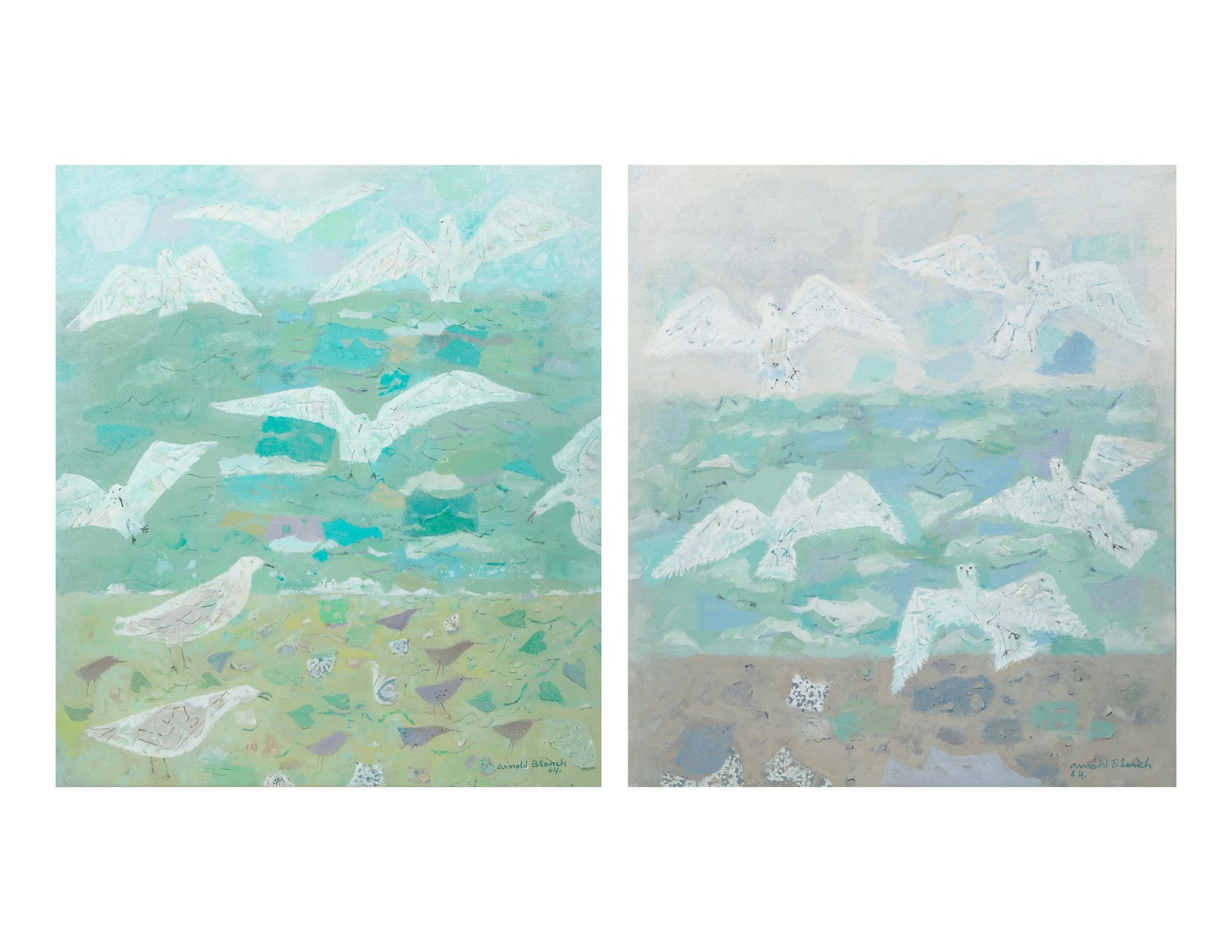 Seagulls (a pair), 1964