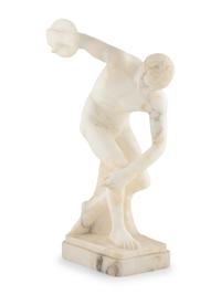 An Italian Marble Discobolus