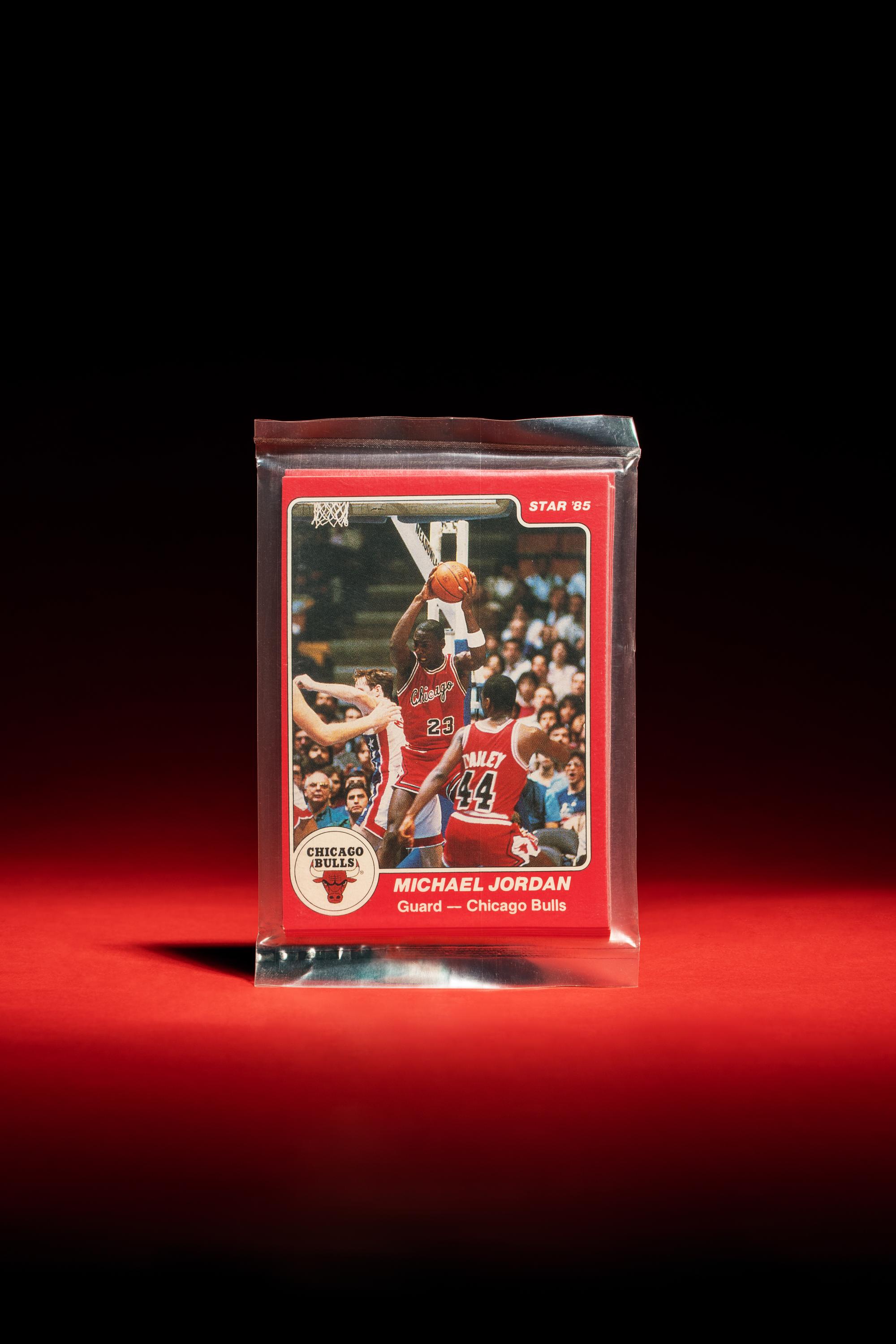A 1984-85 Star Basketball Unopened NBA Team Bags Complete Set Including Chicago Bulls Michael Jordan Rookie No. 101