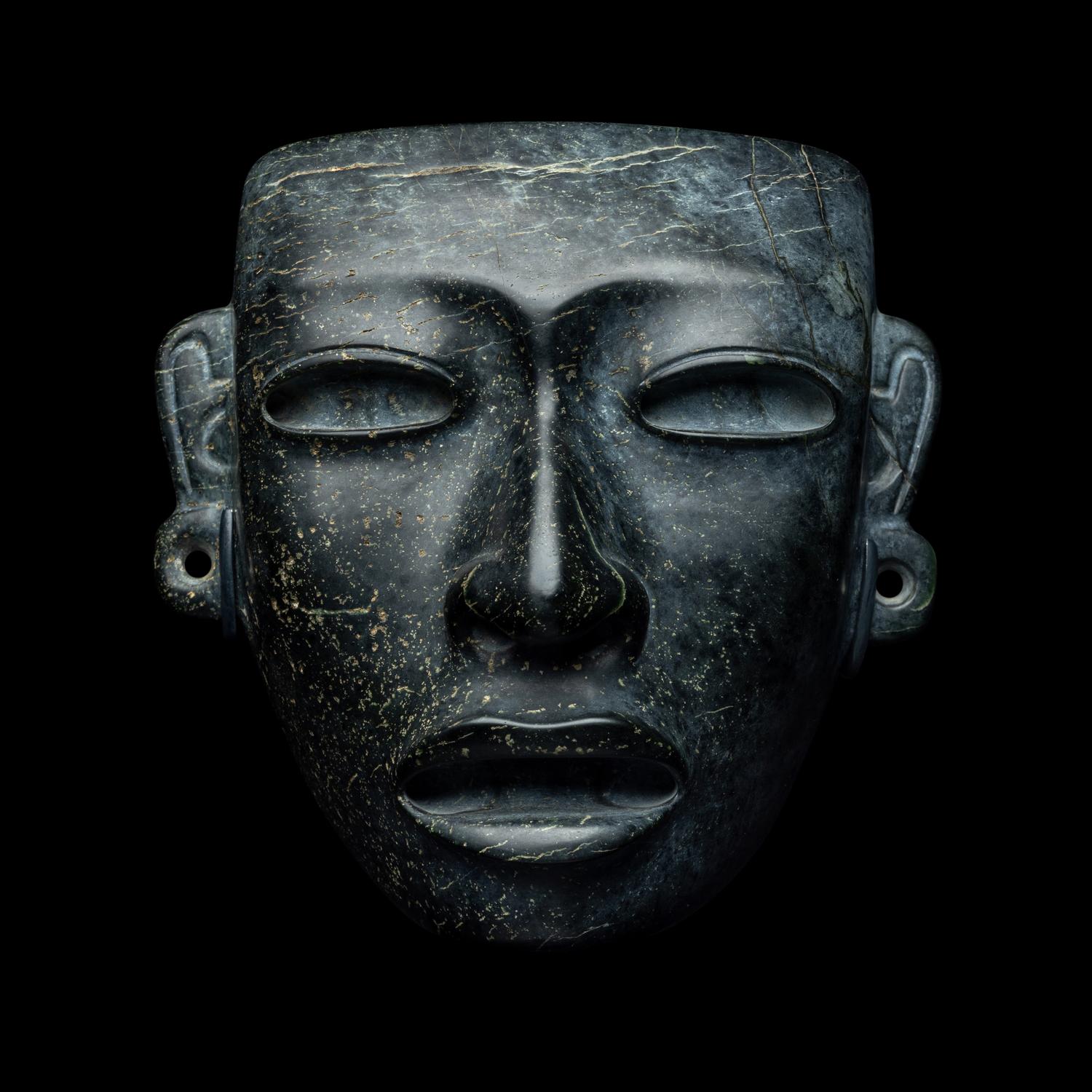 A Teotihuacan Serpentine Mask