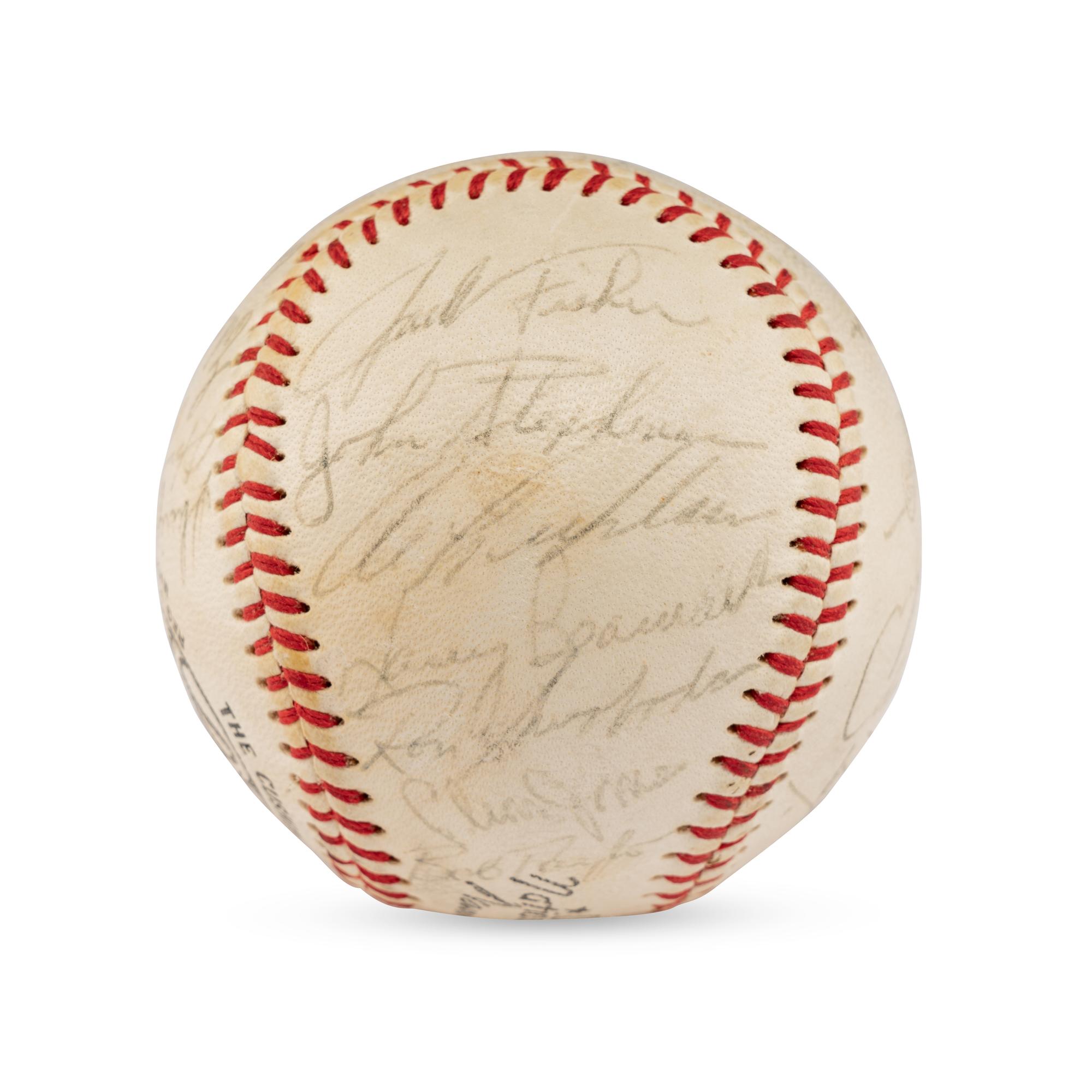 A 1966 New York Mets Team Signed Autograph Baseball