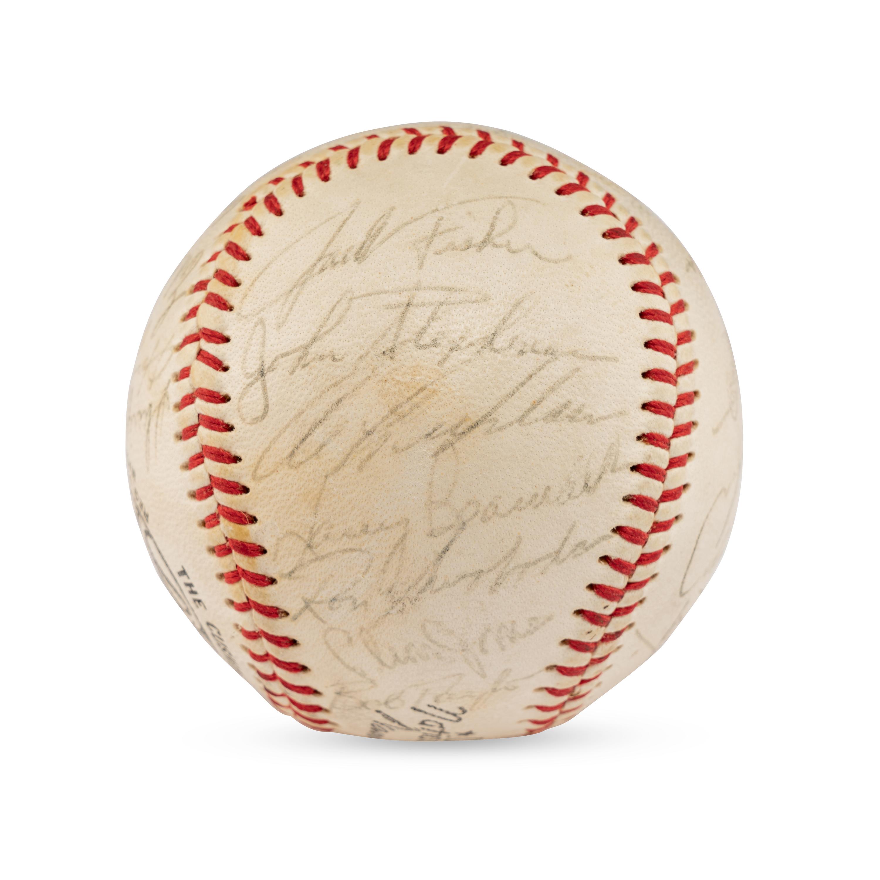 A 1966 New York Mets Team Signed Autograph Baseball