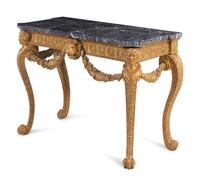 A George II Giltwood Marble-Top Pier Table in the Manner of William Kent