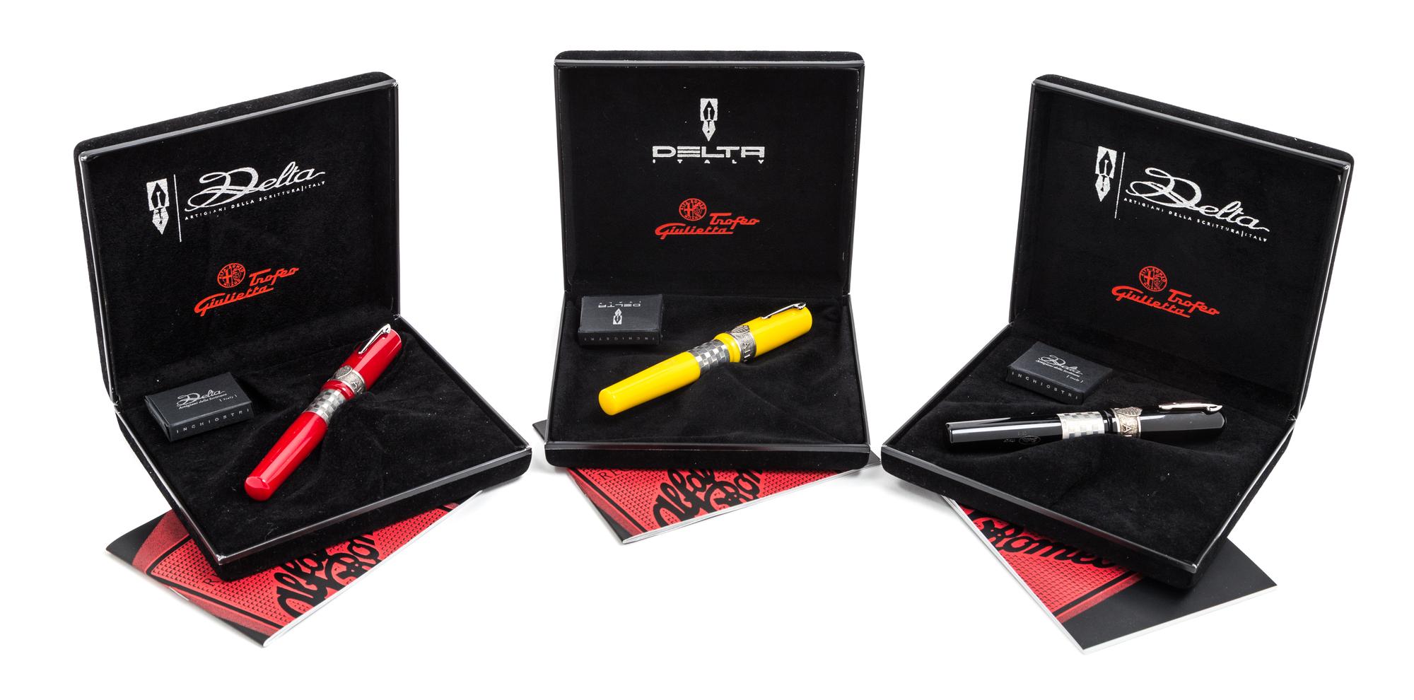 Three Delta Alfa Romeo: Trofeo Giulietta Limited Edition Fountain Pens