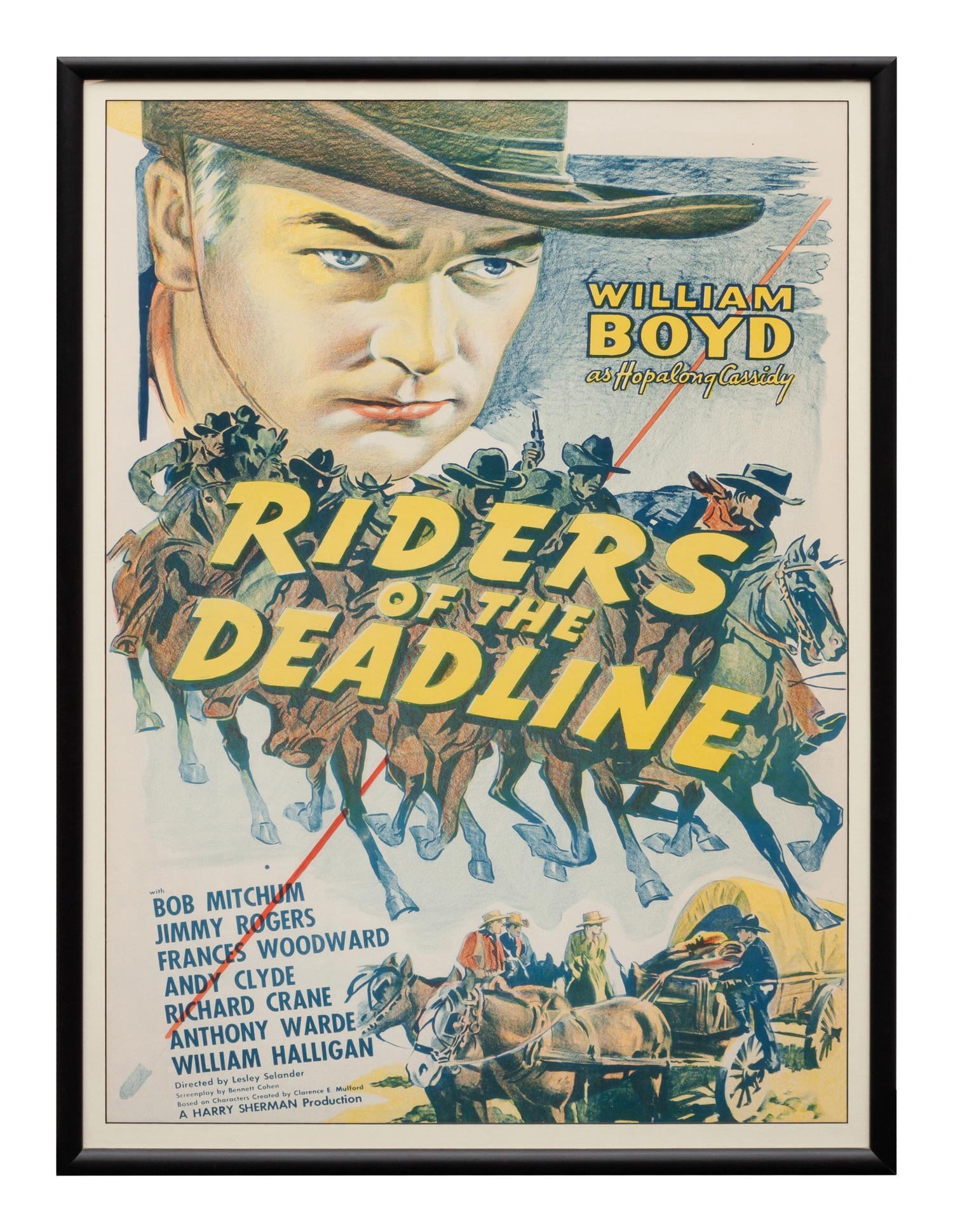 Vintage Movie Poster, Riders of the Deadline