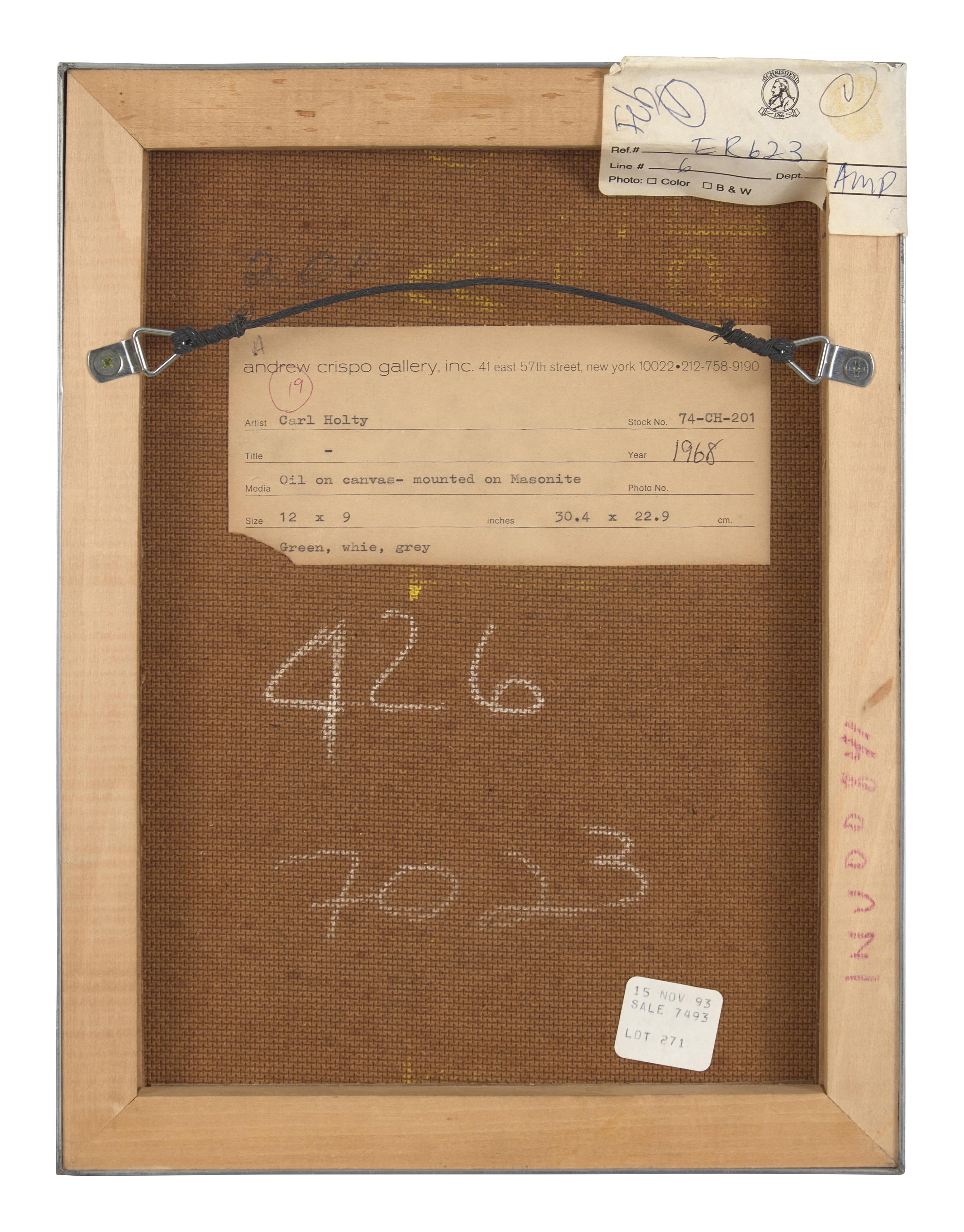 Untitled: Green, White, Gray , 1968