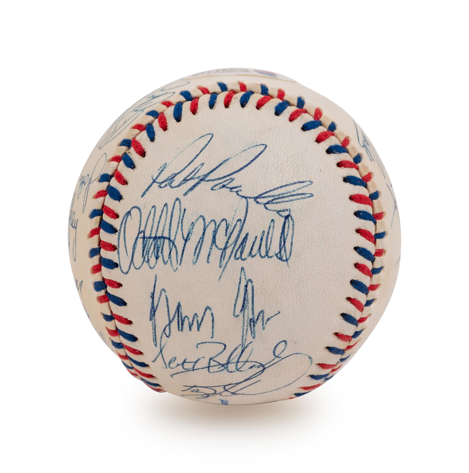 A 1984 United States Olympic Team Signed Baseball Including Mark McGwire (BAS Beckett Authentication Services Certified),