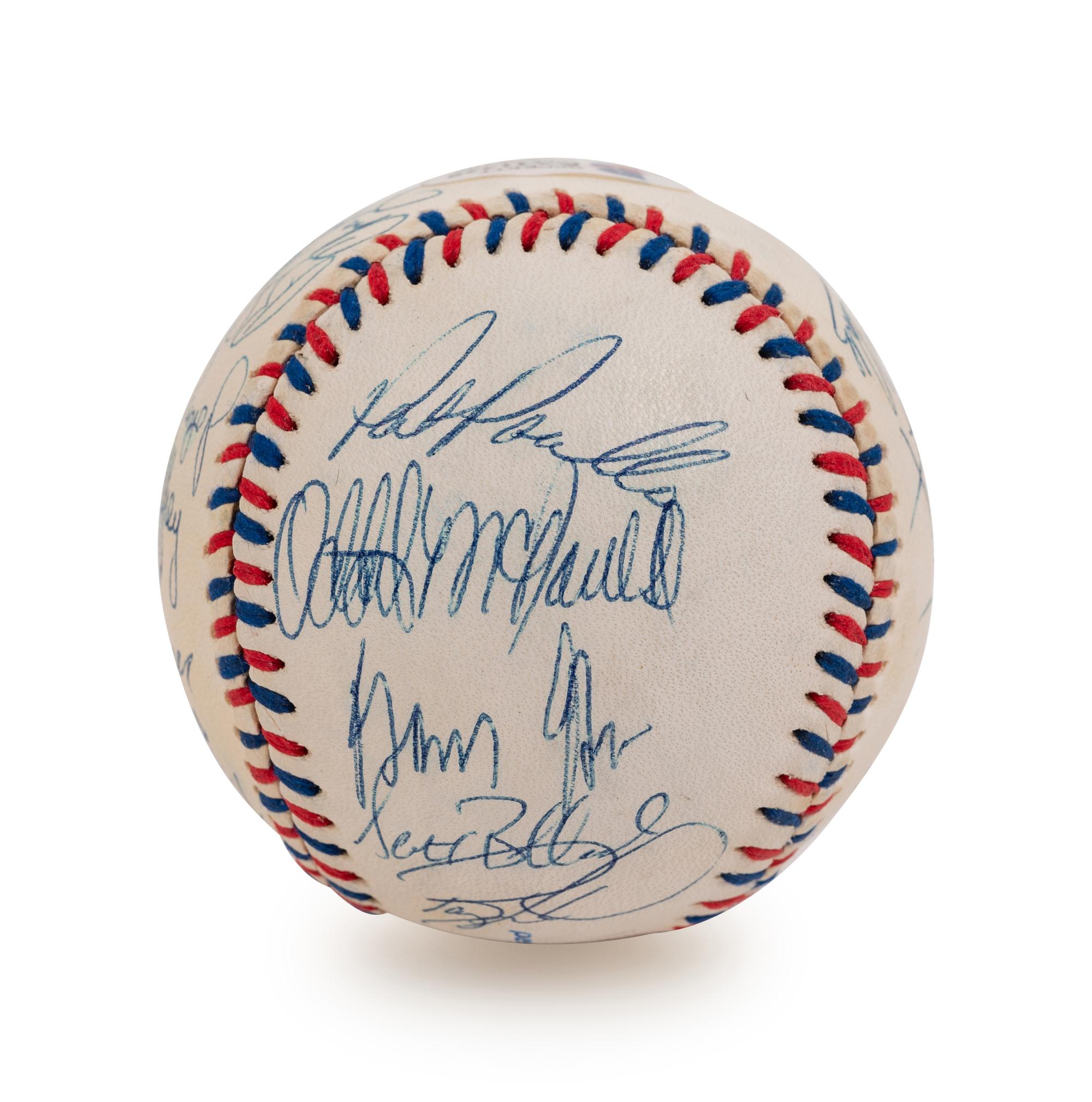 A 1984 United States Olympic Team Signed Baseball Including Mark McGwire (BAS Beckett Authentication Services Certified),