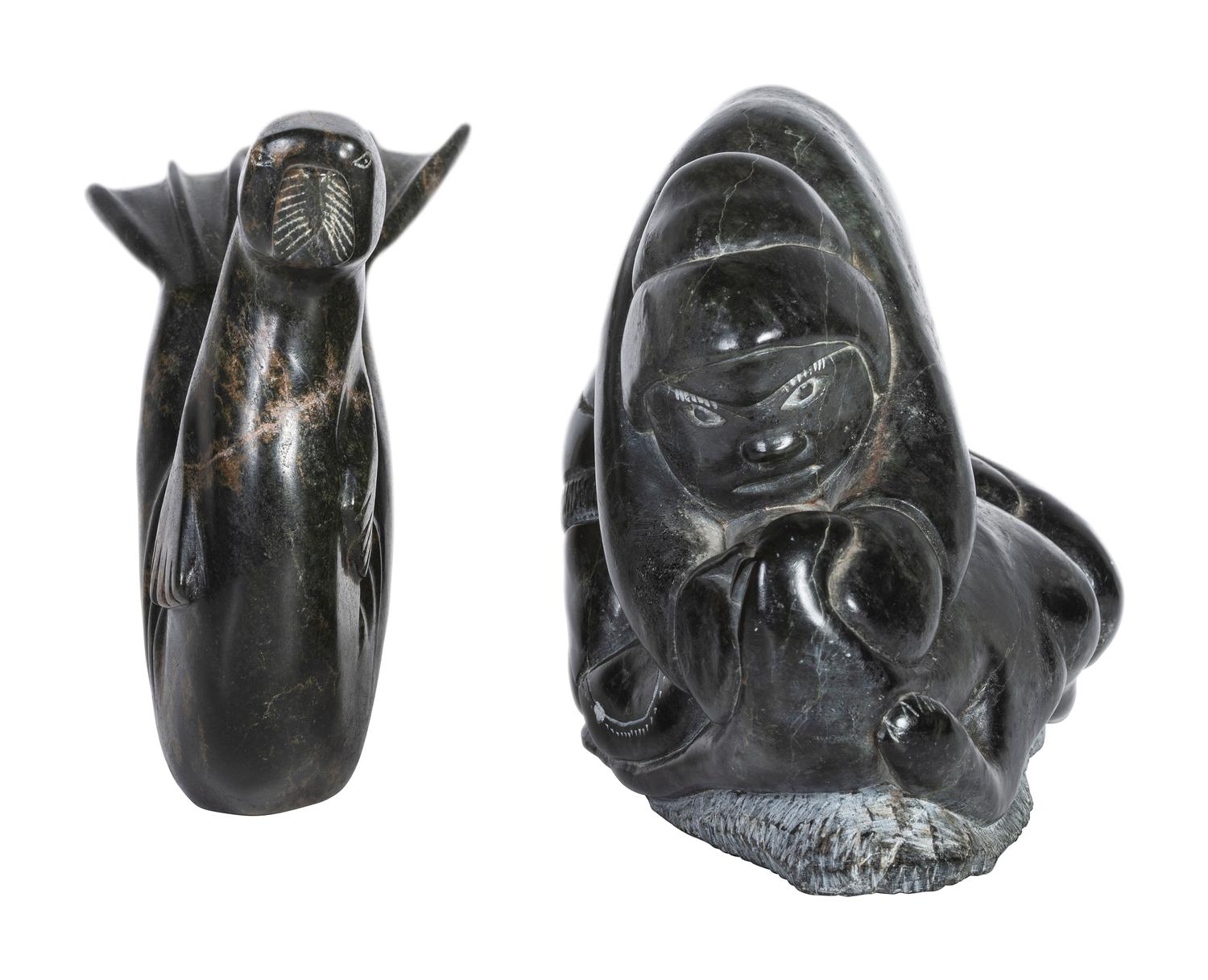 Soapstone Seal Carving, PLUS