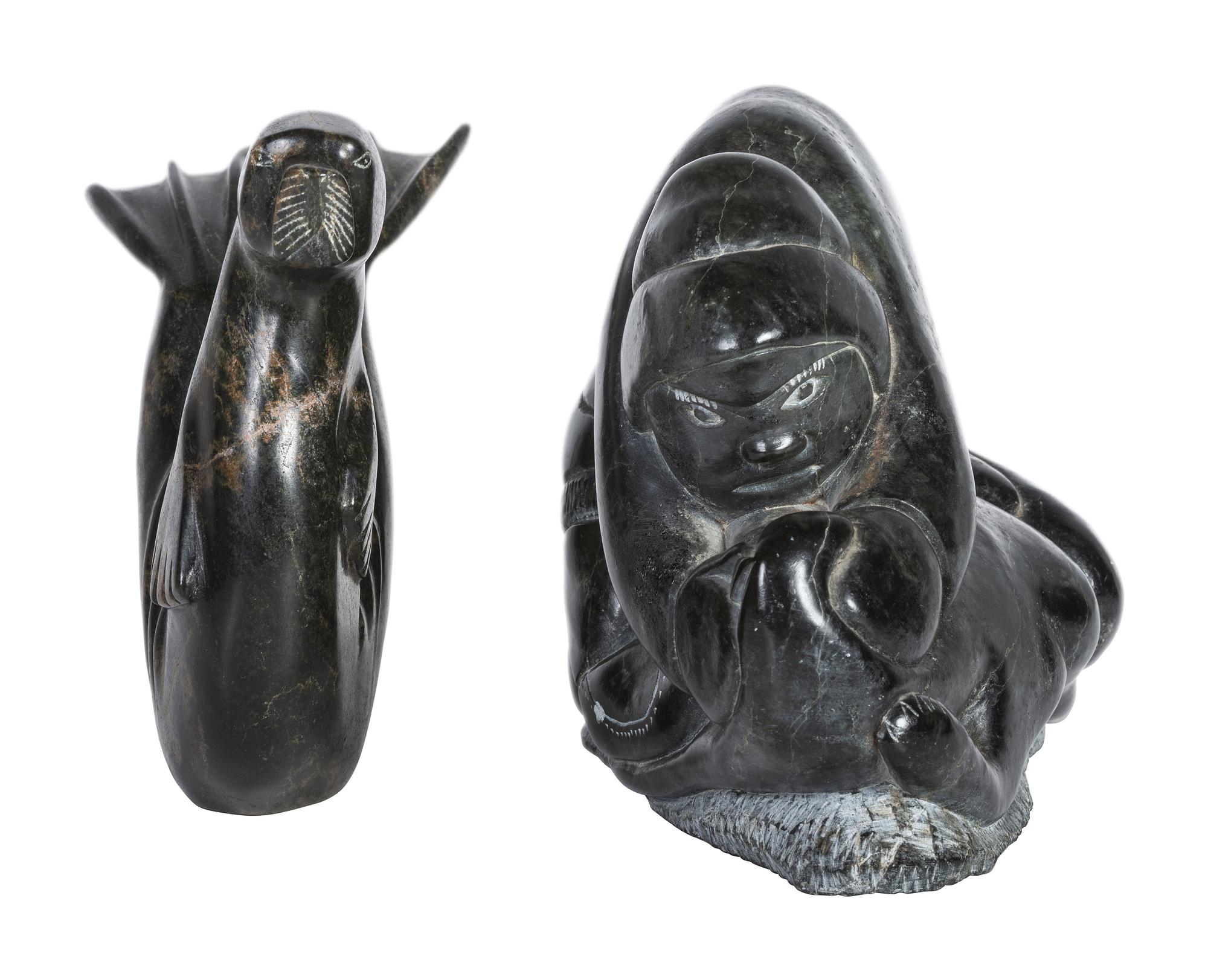 Soapstone Seal Carving, PLUS