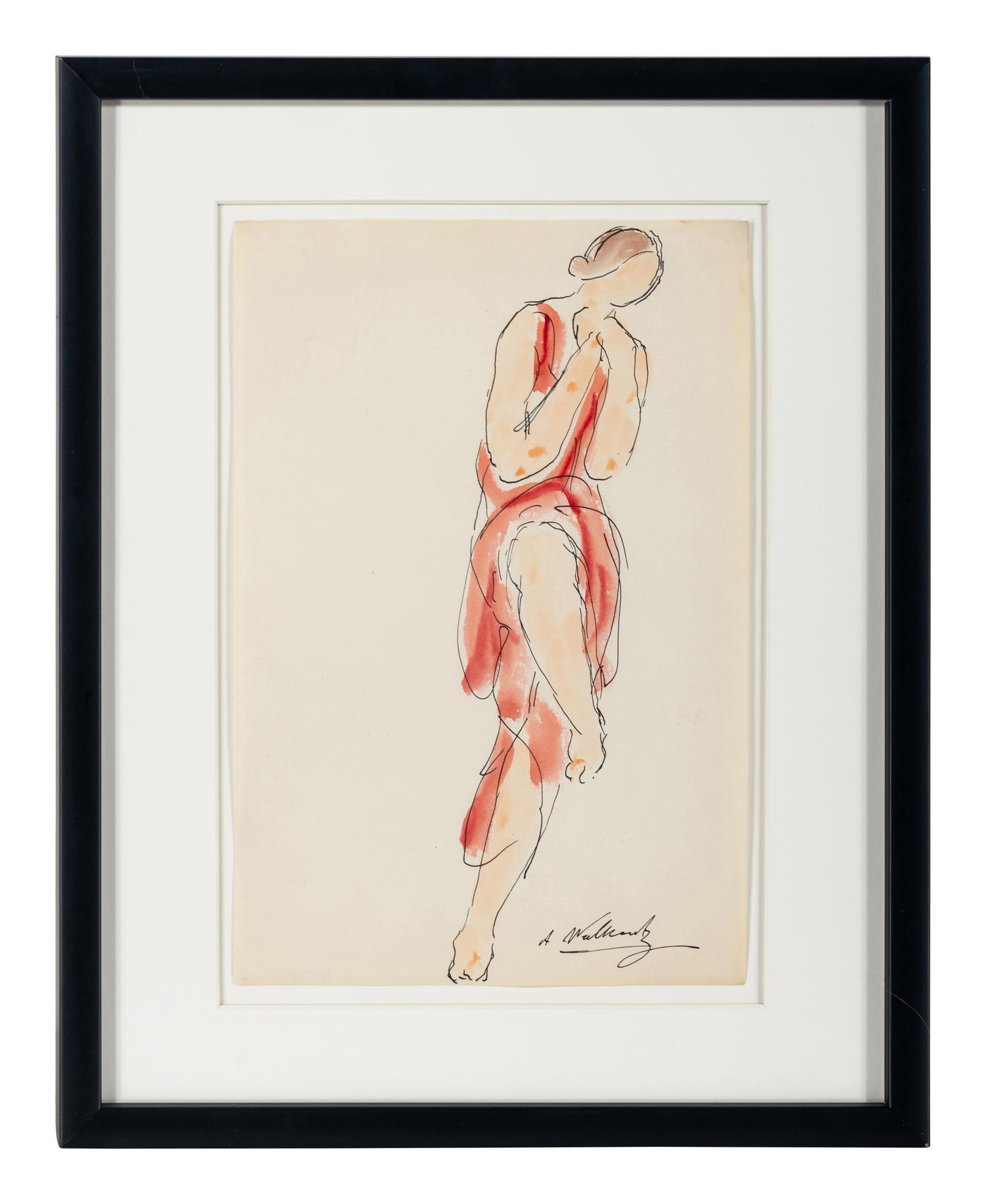Isadora Duncan Dancing