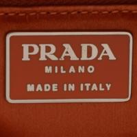 Prada, Orange Crocodile Handbag