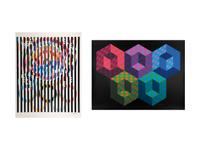 Message of Peace; Hexa 5 (a pair of prints from The Official Arts Portfolio of the XXIVth Olympiad, Seoul, Korea )
