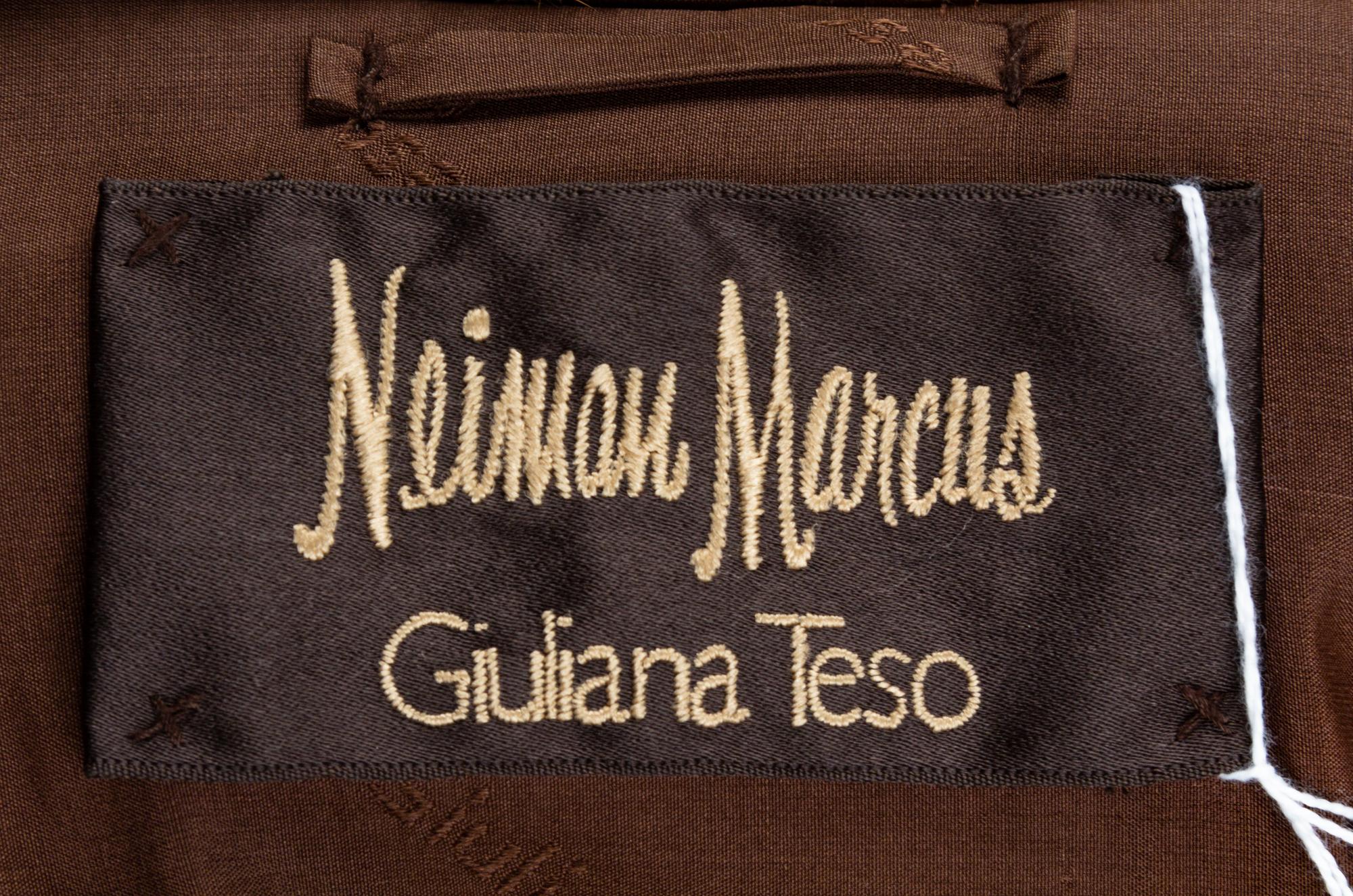 A Giuliana Teso Brown Light Brown Mink Coat, No size.