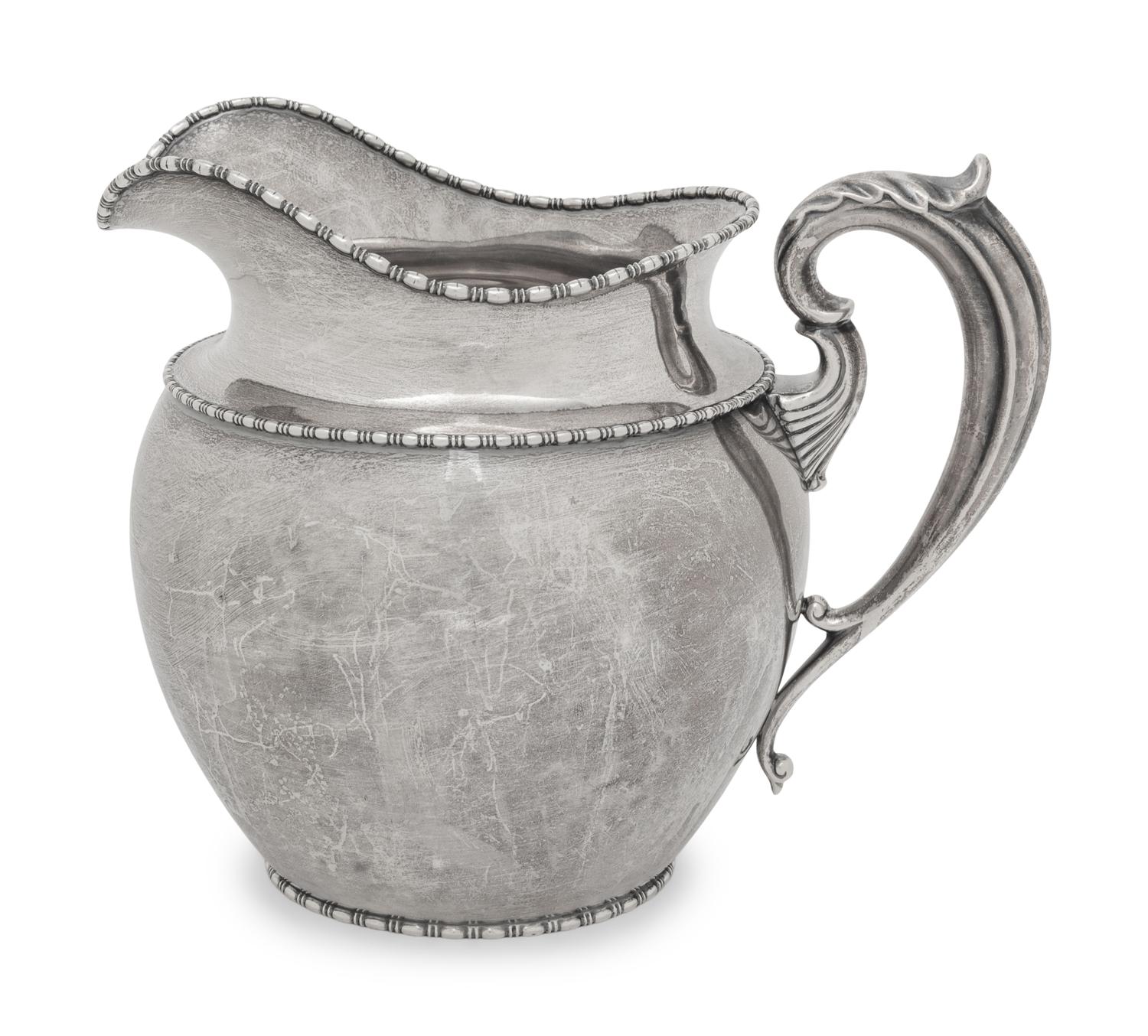 An American Silver Water Pitcher
