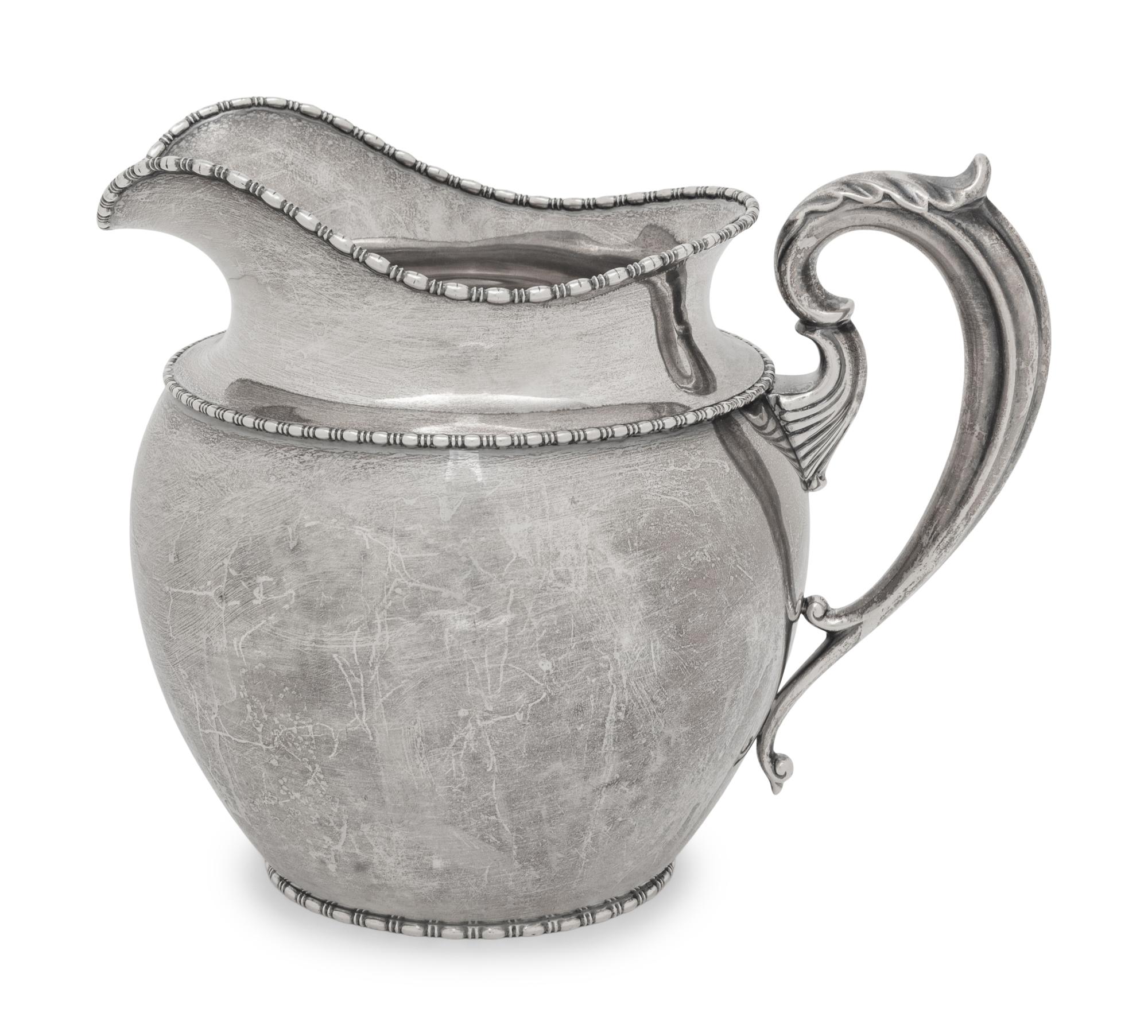 An American Silver Water Pitcher