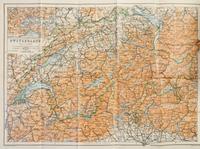 (TRAVEL GUIDES) A group of seven travel guides published by Karl Baedeker.
