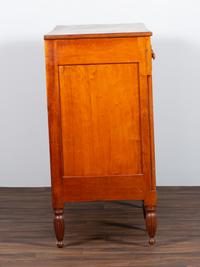 A Federal Cherrywood and Tiger Maple Sideboard