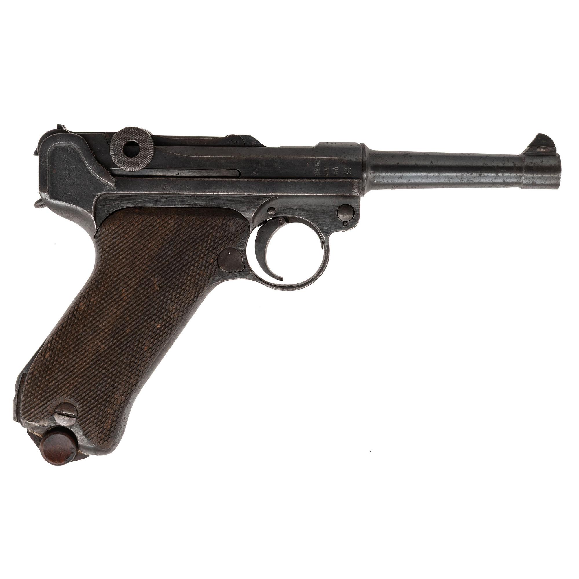 **1918 Dated Erfurt Produced P.08 Luger Pistol