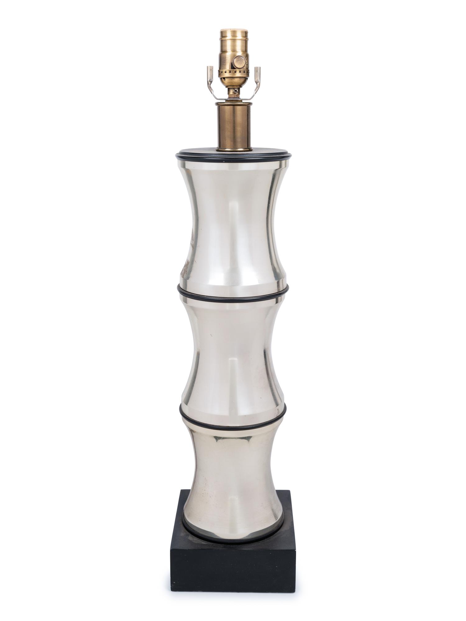 A Modernist Steel Lamp