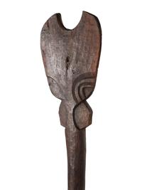 A Dogon Ladder and Two Staffs
