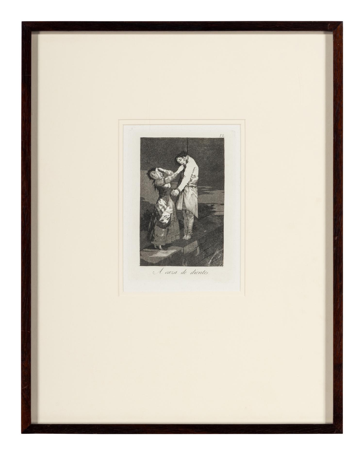 A caza de dientes (Hunting for teeth) , 1799