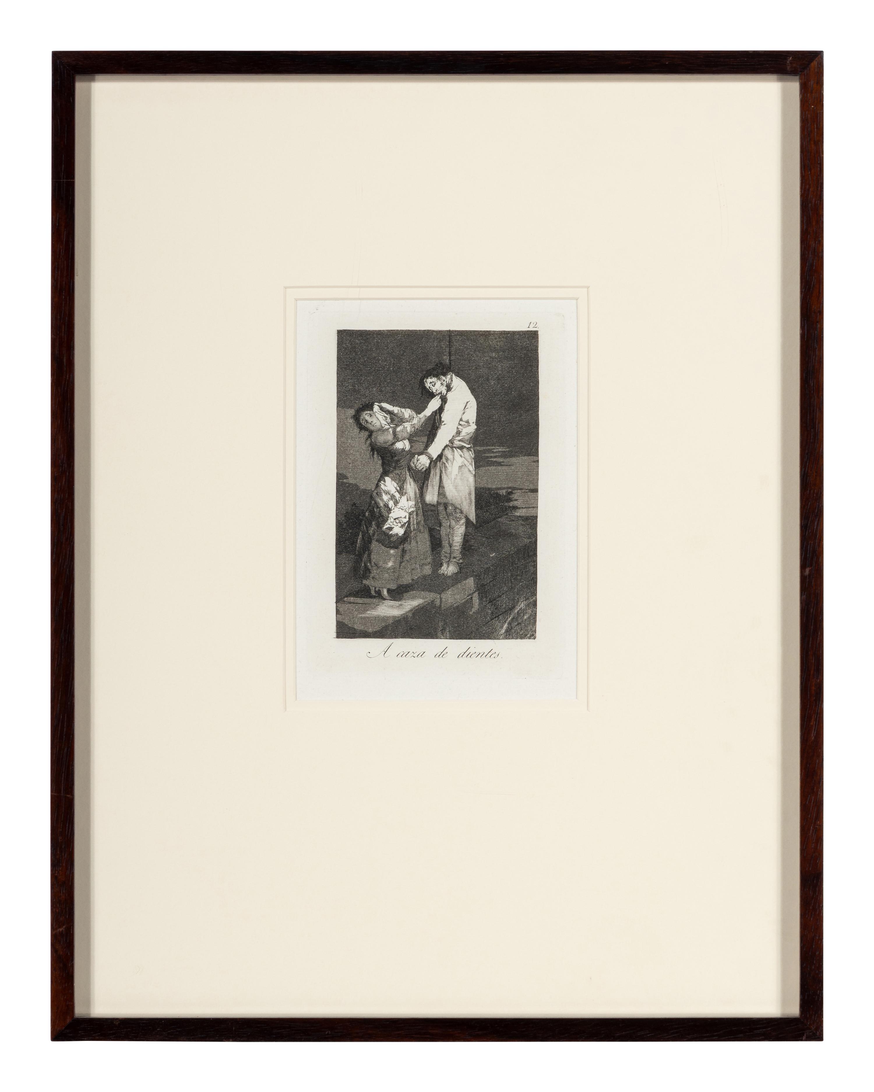 A caza de dientes (Hunting for teeth) , 1799