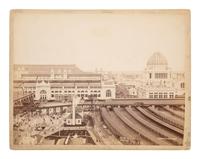 Chicago World's Fair GRABILL, John C. H. (1849-1903), photographer. Large format albumen view of Chicago during the World's Columbian Exposition. 1892- 1893.
