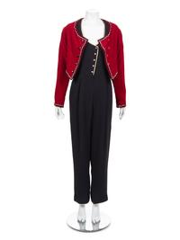 Geoffrey Beene Jumpsuit and Cropped Jacket, Fall 1988