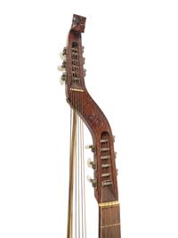 A German Mahogany 10-String Lute Guitar
