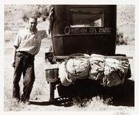 A group of four photographs ( Vernon Evans, Migrant from South Dakota, Montana , 1936; Minnie Knox, Garrett County, Maryland, 1937 (printed 1976); Oklahoma Migrants, 1936; Dust Storm, Cimarron County, Oklahoma, 1936)