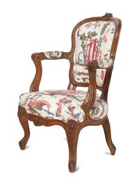 A Louis XV Beechwood Child's Fauteuil