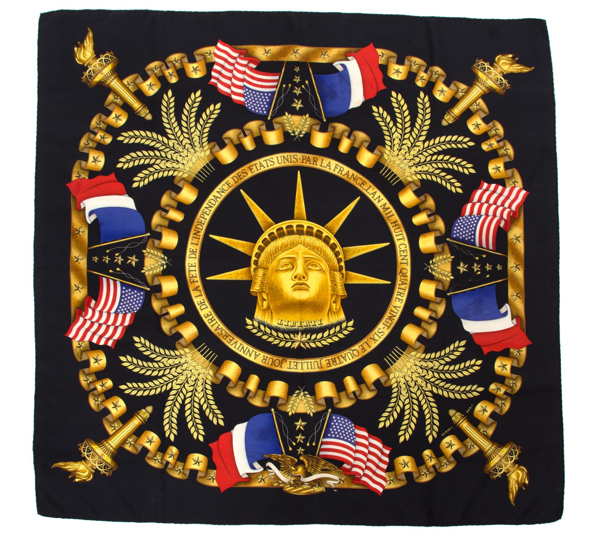 An Hermes 90cm Silk Scarf, 36" x 36".