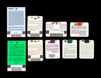 A Group of 29 1960s-2000s Masters Golf Tournament Augusta National Badges Including Tiger Woods' First Appearance