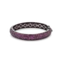 COLORED SAPPHIRE BANGLE BRACELET