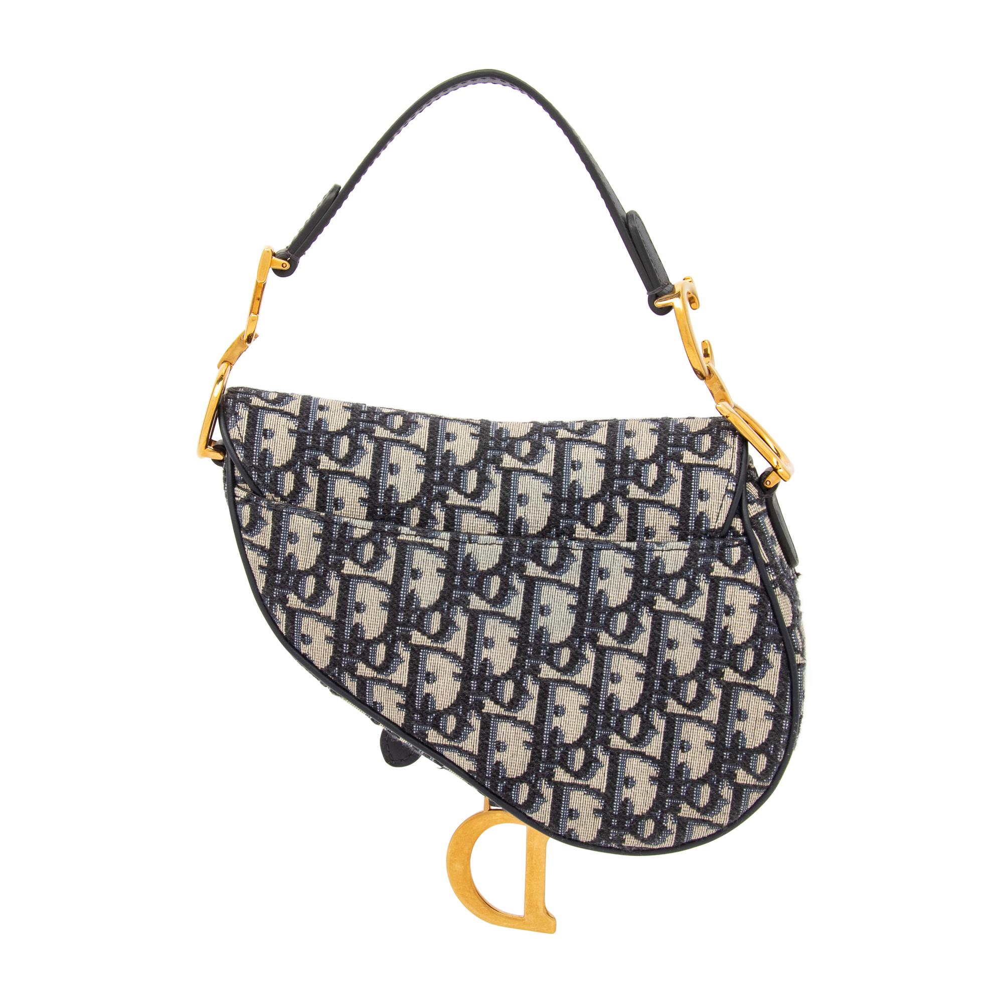 Christian Dior, Oblique Jacquard Mini Saddle Bag
