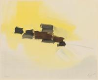 Pierre Tal-Coat, (French, 1905-1985), Dans les champs, 1959