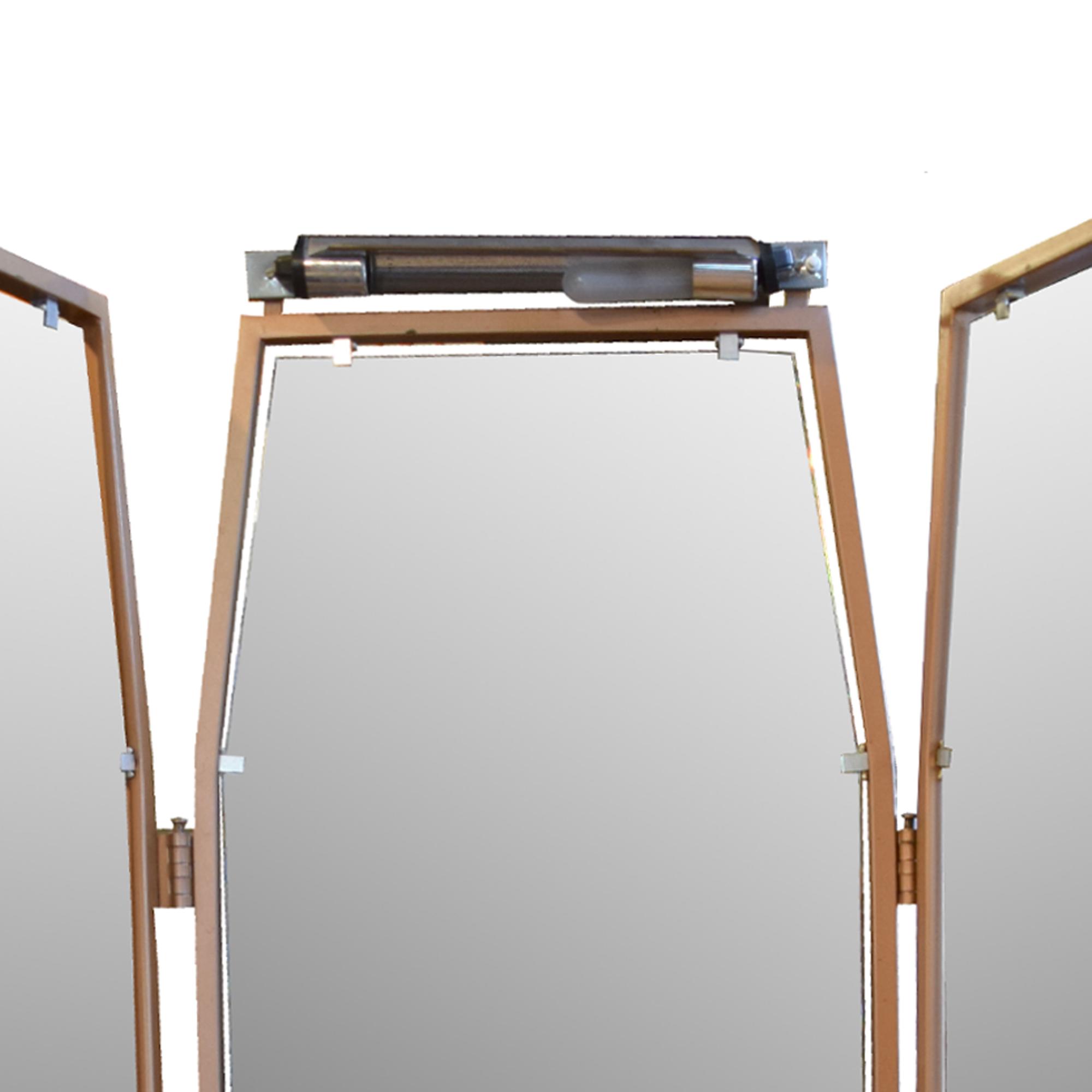 A Three-Panel Dressing Mirror 57" W x 27" D x 72" H — Italy, 20th Century