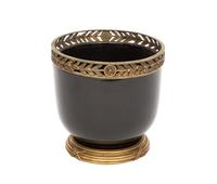 A Gilt Metal Mounted Porcelain Jardiniere — 20TH CENTURY