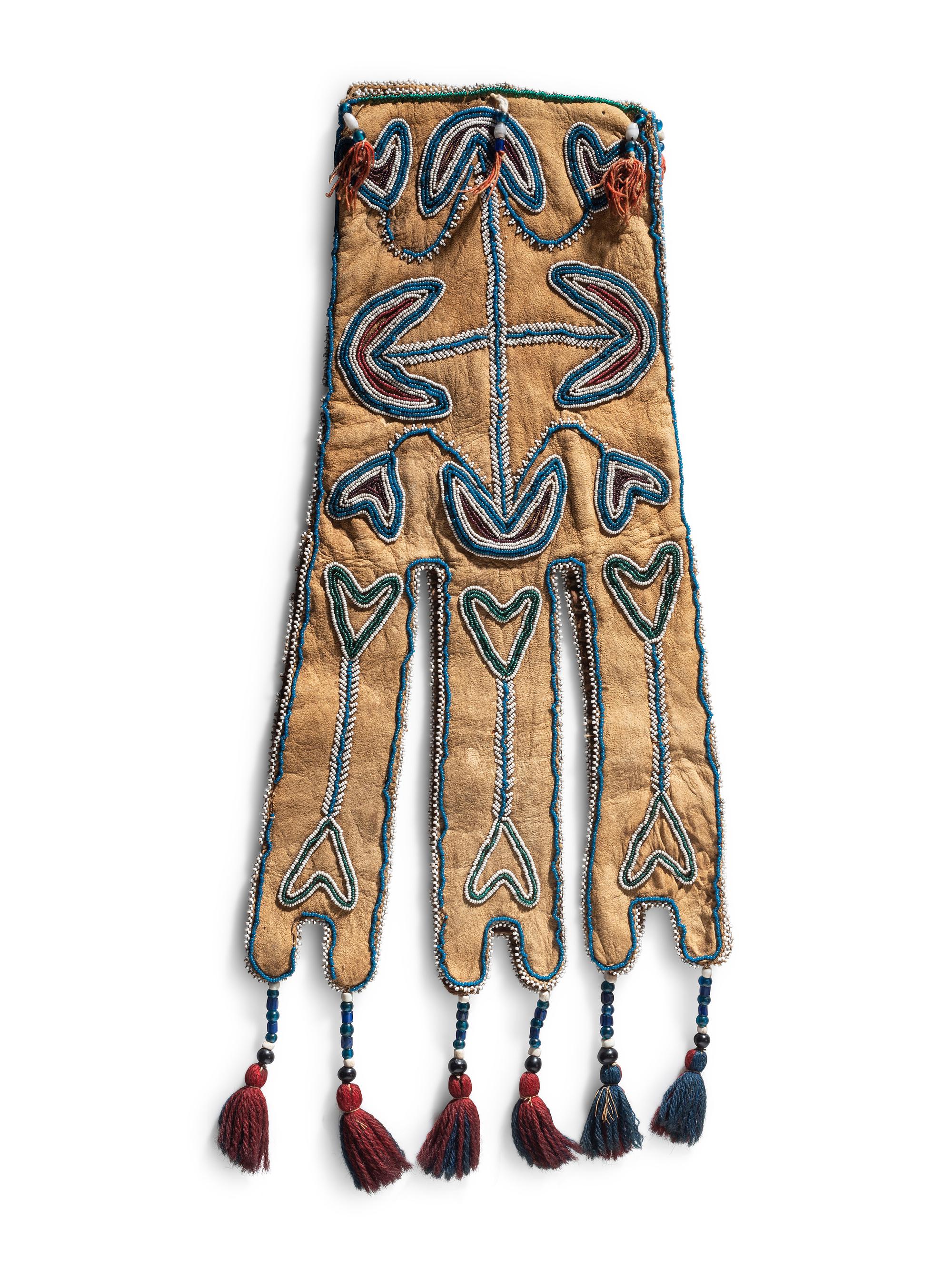 Wasco Beaded Hide Tab Octopus Bag