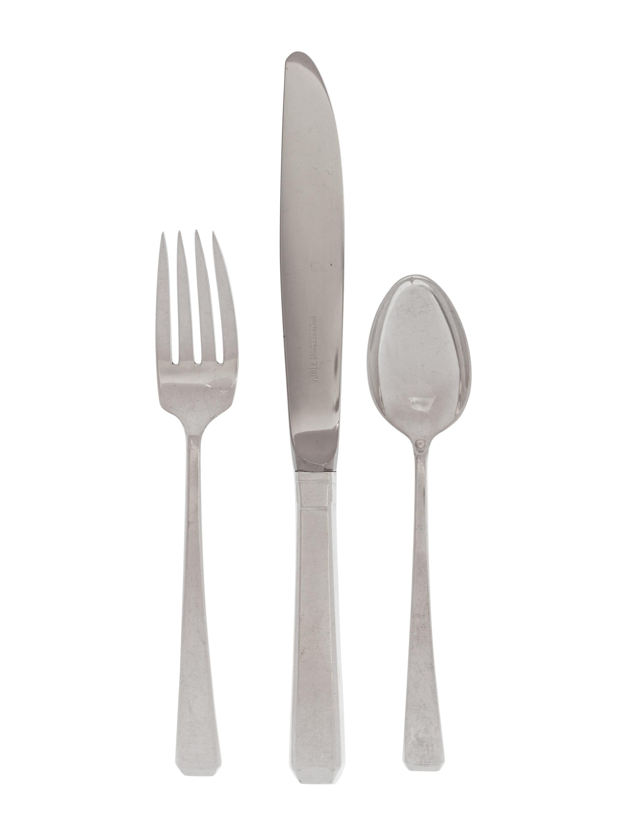 An American Silver Flatware Service