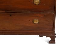 A George III Walnut Secretary Bookcase