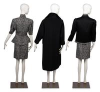 Three La Mendola Garments: Dress, Jacket, Coat, 1980s