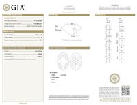 A 2.03 Carat Oval Brilliant Cut Diamond,