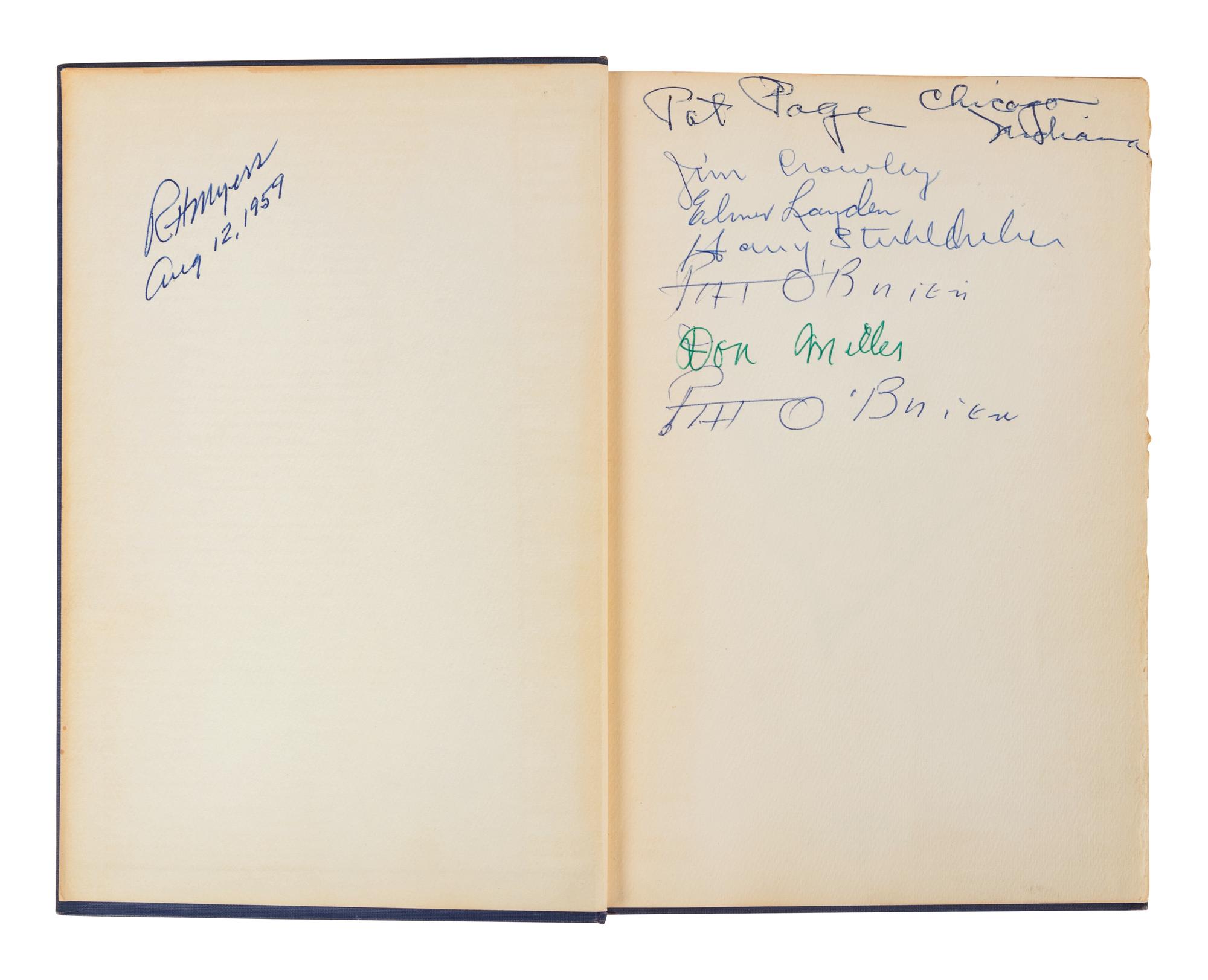 A Rare Signed Edition The Four Horsemen of Notre Dame by James A. Peterson Autographed by all of The Four Horsemen (Beckett Authentication Services BAS Certified),