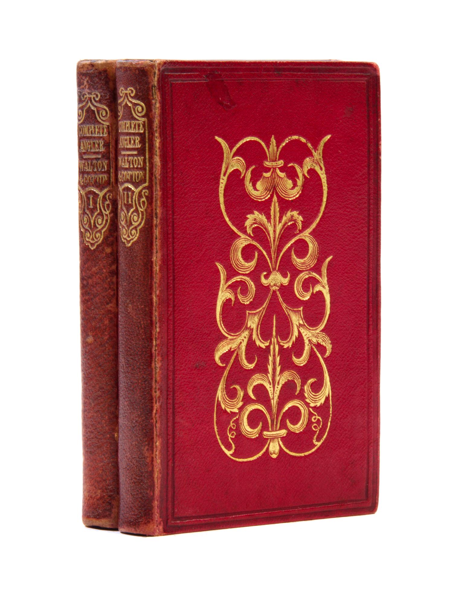 WALTON, IZAAK AND CHARLES COTTON. The Complete Angler. London and Edinburgh, 1837. 2 vols. First US edition.