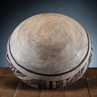Anasazi Black-on-White Pottery Storage Jar