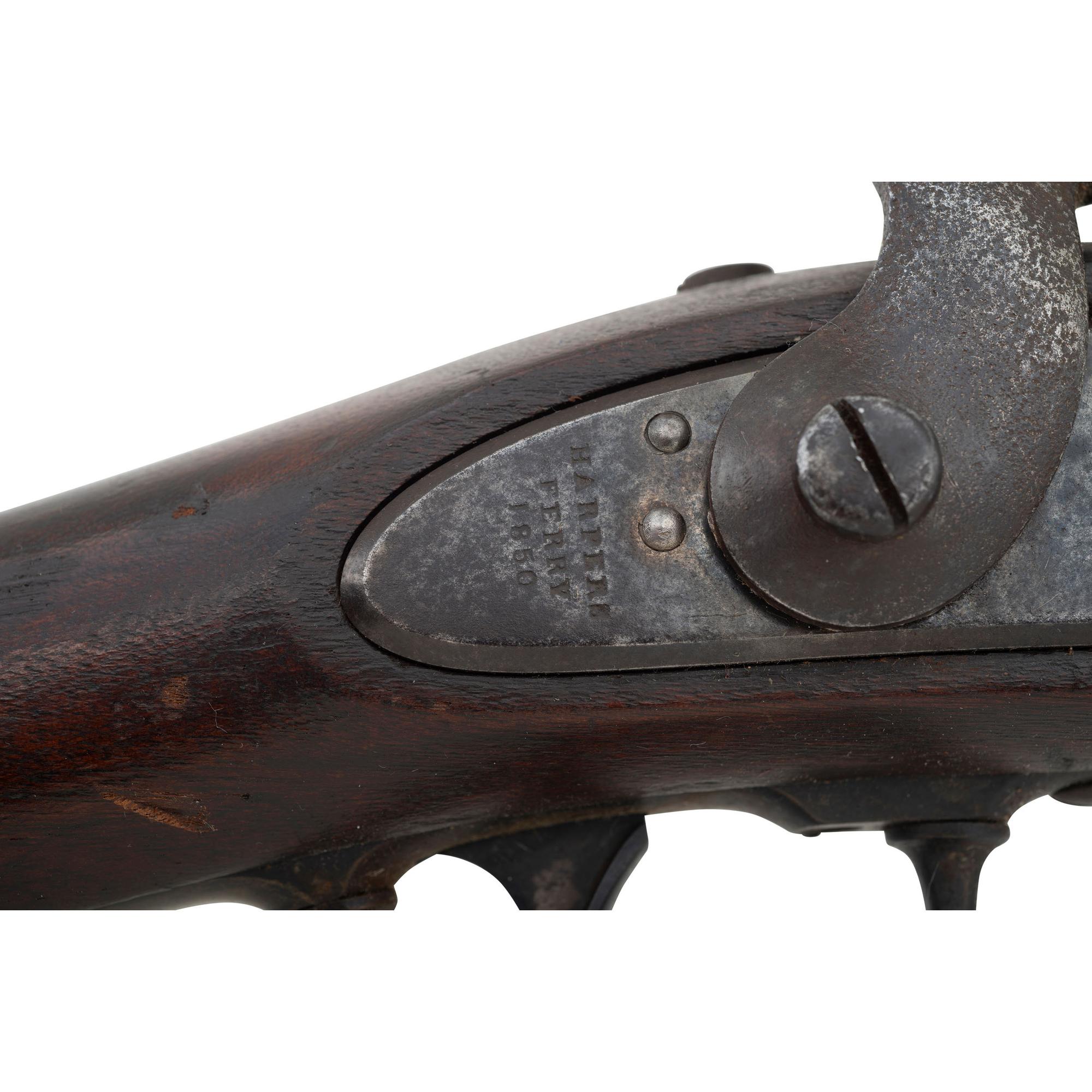Cut Down U.S. Model 1842 Musket with Harpers Ferry Lock