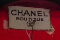 A Chanel Red Silk Blouse,