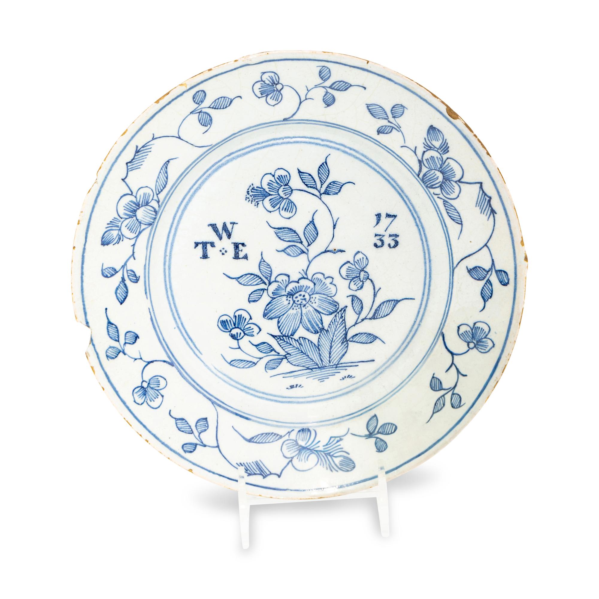 An English Delftware Plate